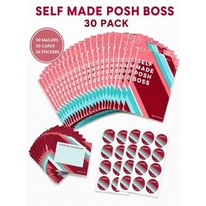 Poshmark Poly Mailers Bundle 30 Self Seal Bags 30 Thank You Cards 36 Stickers